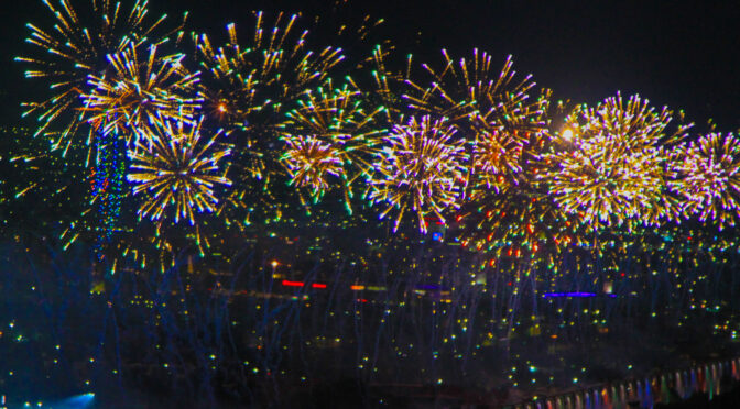 Fireworks – Acueducto de los Arcos – Queretaro, MX